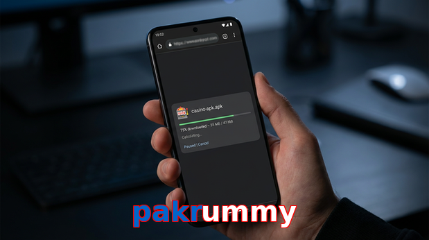 Main screen of Pakrummy apk page for PK players